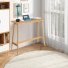 48 Inch Bamboo Bar Table High Top Console Dining Pub Table