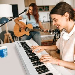 88-Key Foldable Digital Piano with MIDI and Wireless BT