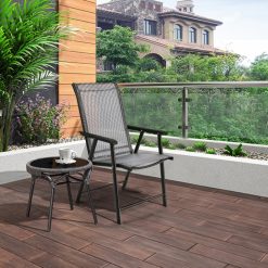 4-Pack Patio Portable Folding Chairs for Outdoor Camping