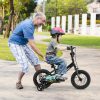 12-18 Inch Kids Bike Adjustable for 3-8 Years Old with Low-Step Frame