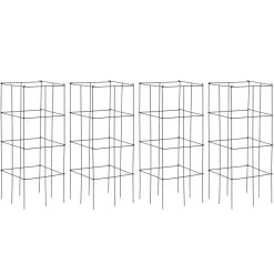4 Pack Garden Trellis for Climbing Plants for Flower Vegetable