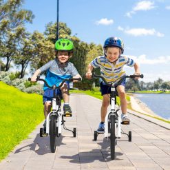 14 Inch Kids Bike with 2 Training Wheels for 3-5 Years Old