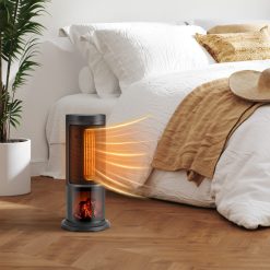 17 Inch 1500W Portable Tower Space Heater with 135° Oscillation