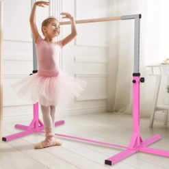 Gymnastics Horizontal Bar with Adjustable Height for Kids