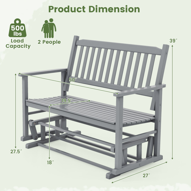 2_Seats_Outdoor_Glider_Bench_with_Armrests_and_Slatted_Seat_Gray-4.jpg