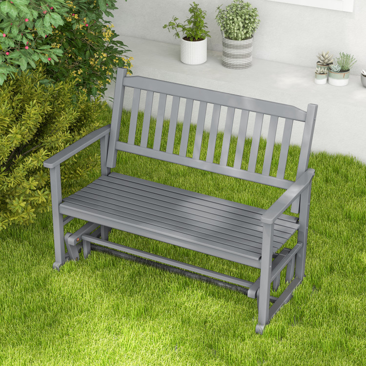 2_Seats_Outdoor_Glider_Bench_with_Armrests_and_Slatted_Seat_Gray-5.jpg