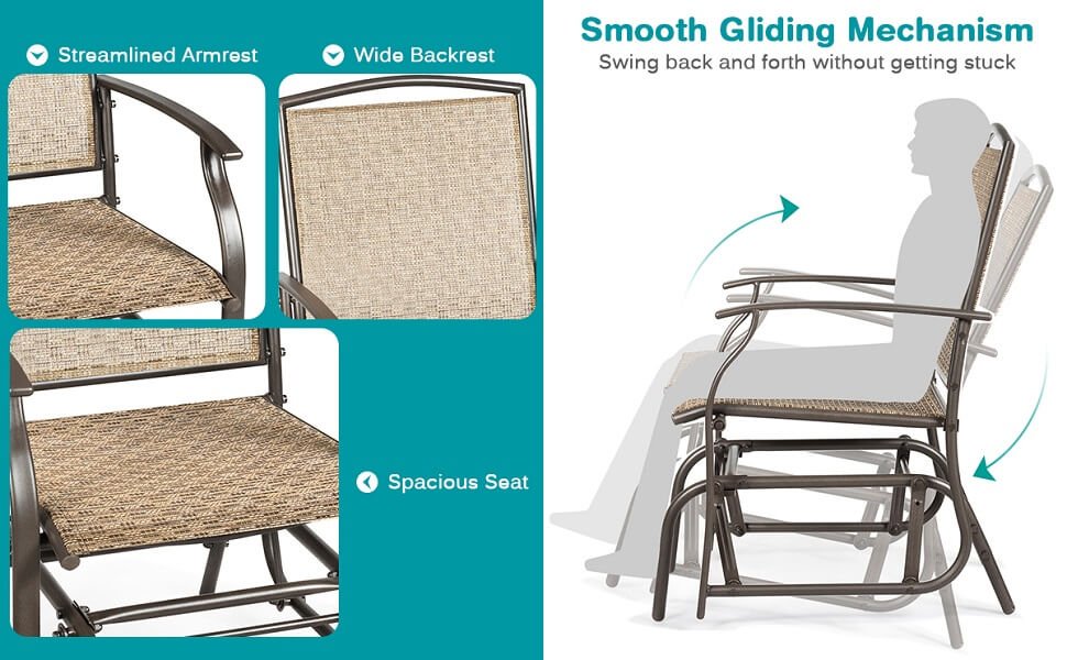 2_pcs_Patio_Swing_Single_Glider_Chair_Rocking_Seating3.jpg