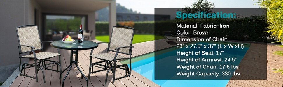 2_pcs_Patio_Swing_Single_Glider_Chair_Rocking_Seating4.jpg