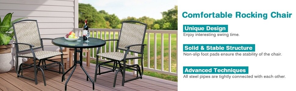 2_pcs_Patio_Swing_Single_Glider_Chair_Rocking_Seating6.jpg