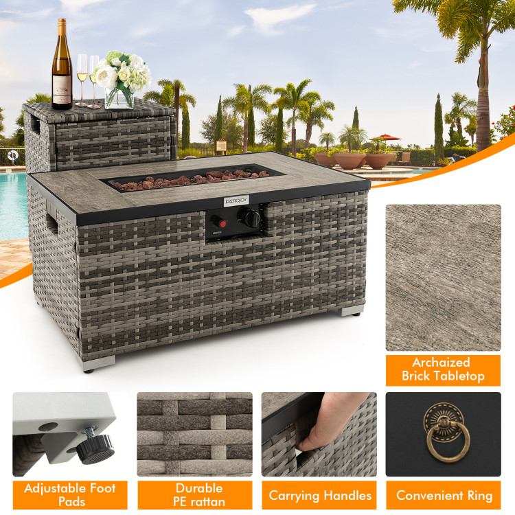 32_x_20_Inch_Propane_Rattan_Fire_Pit_Table_Set_with_Side_Table_Tank_and_Cover_Gray-9.jpg