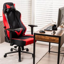 Swivel Computer Chair with Casters for Office Bedroom