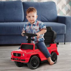 3-In-1 Kids Ride on Mercedes Benz G350 Push Car with Canopy