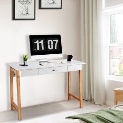 Computer Desk Laptop PC Writing Table with Storage Drawers