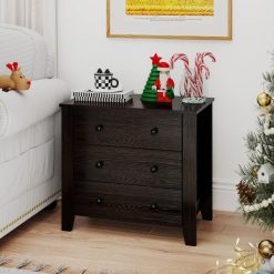3-Drawer Dresser Wide Chest of Drawers Modern Large Nightstand Closet Storage Organizer