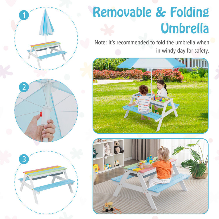 3_Kids_Picnic_Table_Wooden_Outdoor_Sand_Water_Table_wbrella_Play_Boxes_Blue-9.jpg