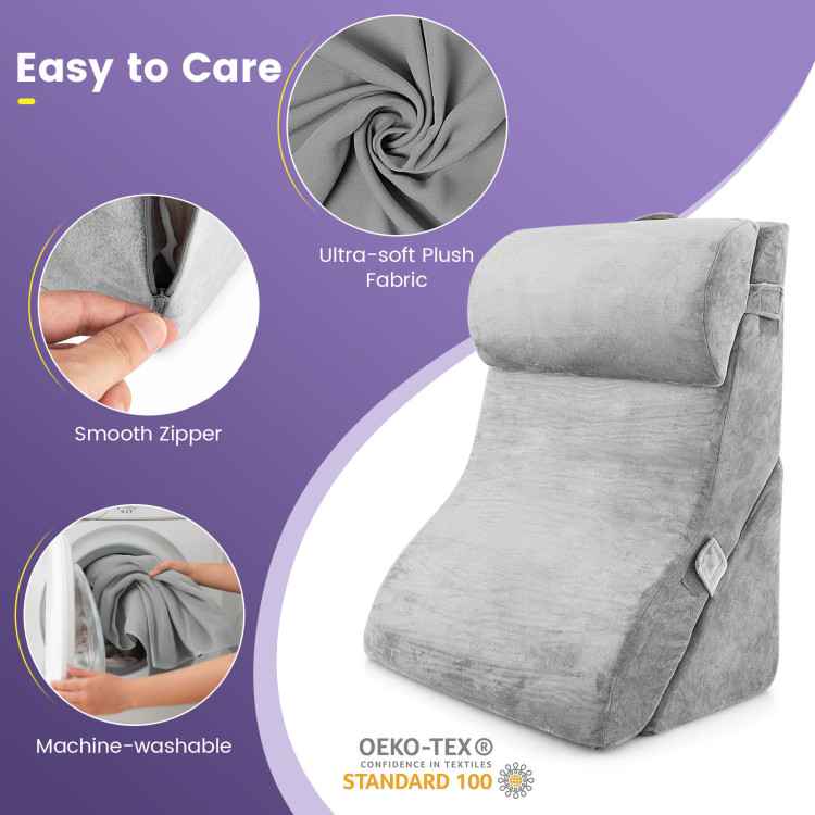 3_Pieces_Orthopedic_Bed_Wedge_Pillow_Set_Adjustable_Support_for_Back_Neck_Gray-8.jpg