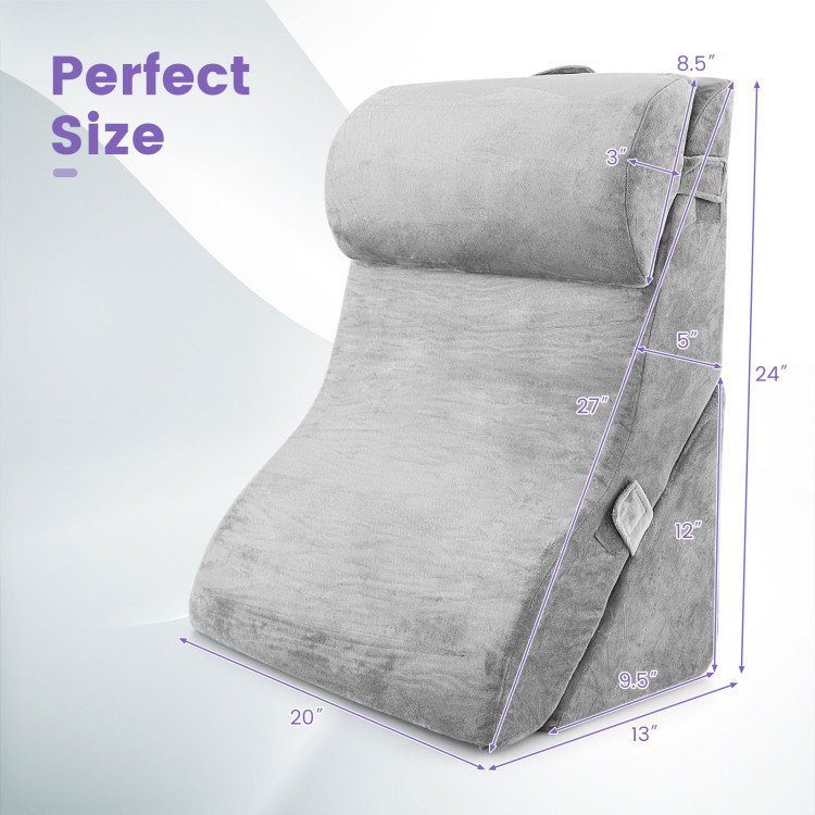 3_Pieces_Orthopedic_Bed_Wedge_Pillow_Set_Adjustable_Support_for_Back_Neck_Gray_size-4.jpg