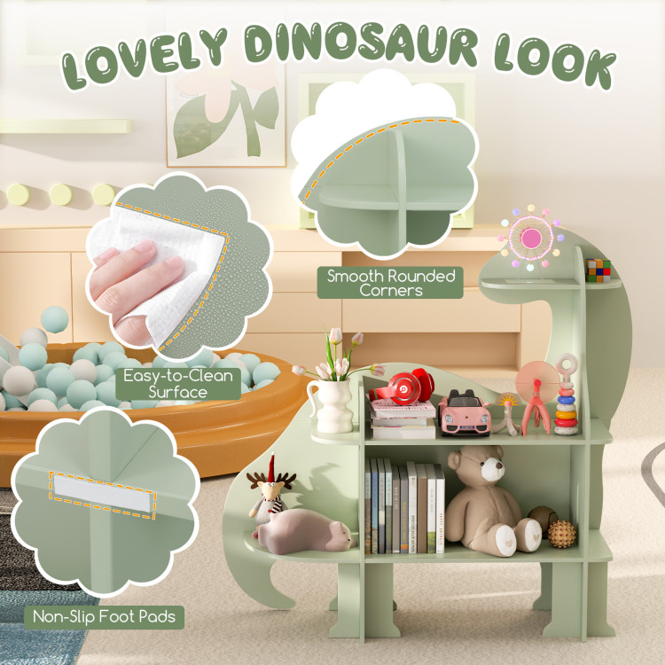 3_Tier_Dinosaur_Kids_Bookshelf_for_Children_Green-8.jpg