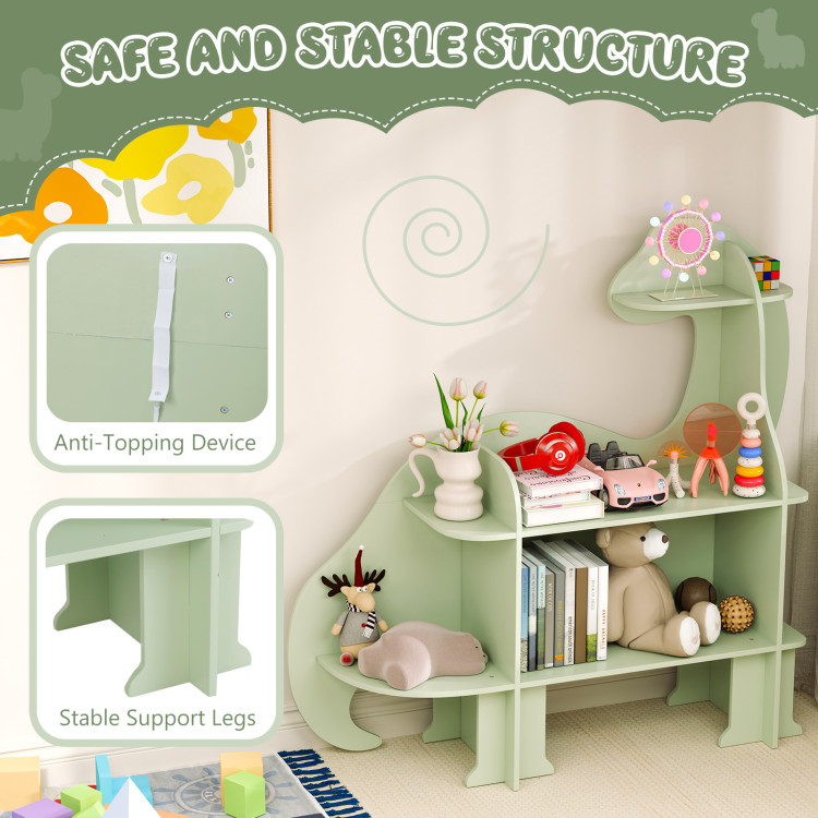 3_Tier_Dinosaur_Kids_Bookshelf_for_Children_Green-9.jpg
