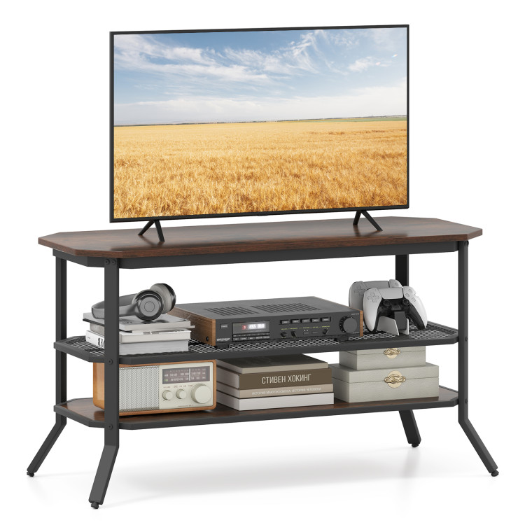 3_tier_Console_Table_TV_Stand_with_Mesh_Storage_Shelf_Rustic_Brown-4.jpg