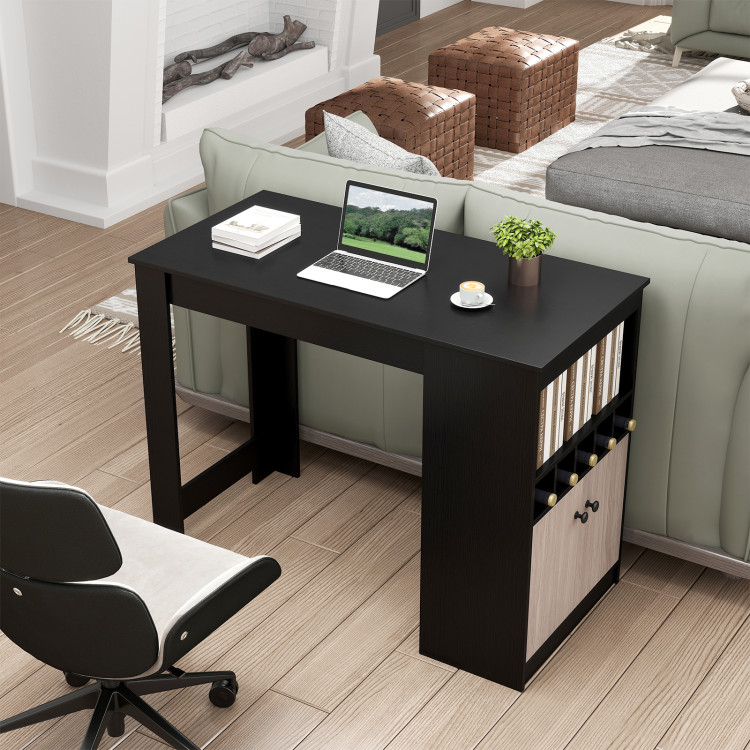 48_Inch_Bar_Table_with_Storage_Cabinet_and_Wine_Rack_Black-6.jpg