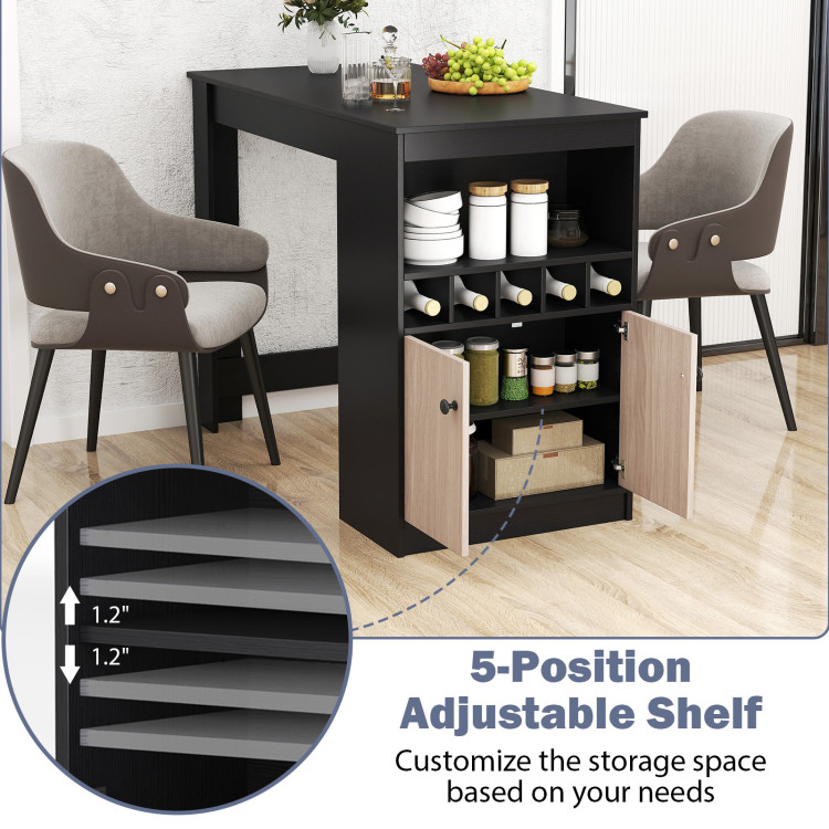48_Inch_Bar_Table_with_Storage_Cabinet_and_Wine_Rack_Black-8.jpg
