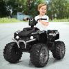 12V Kids Ride on ATV with LED Lights and Treaded Tires and LED lights