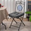 4 Pack 17.5 x 17 Inch U-Shaped Chair Pads with Polyester Cover
