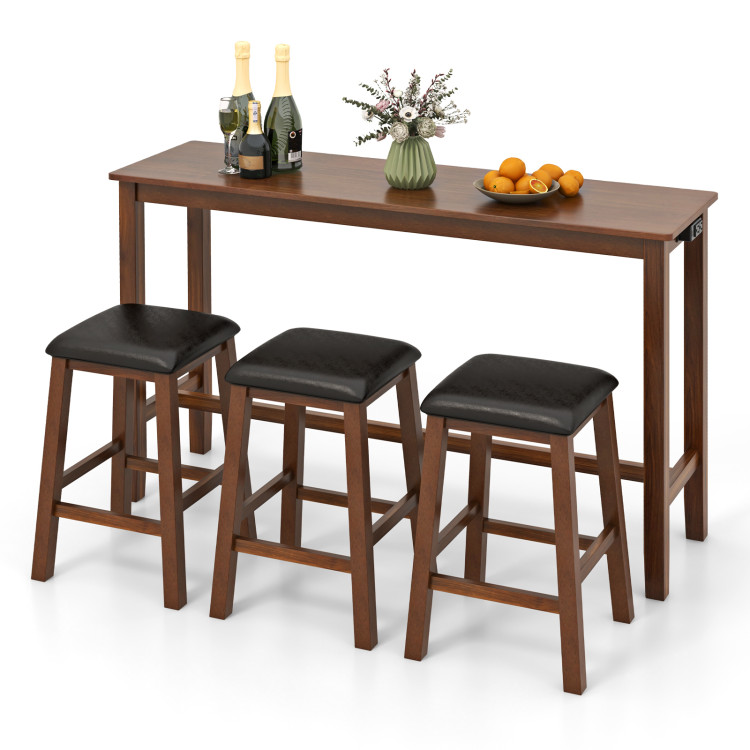 4_Piece_Bar_Table_Set_Counter_Height_Table_and_3_PVC_Leather_Upholstered_Bar_Stools-4.jpg