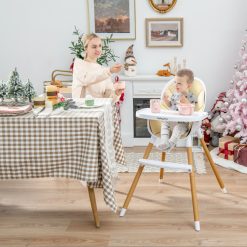 4-in-1 Convertible Baby High Chair Infant Feeding Chair