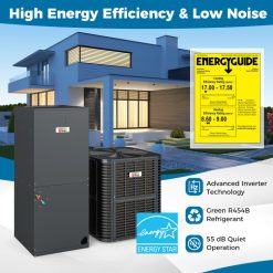 4 to 5 Ton 17-17.5 SEER2 Ultra-Low Temperature​ Heat Pump System (Operates down to -4°F)