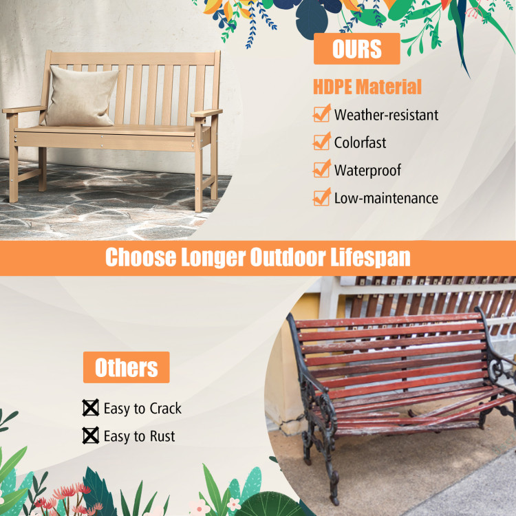 52_Inch_All_Weather_HDPE_Outdoor_Bench_with_Backrest_and_Armrests-6.jpg
