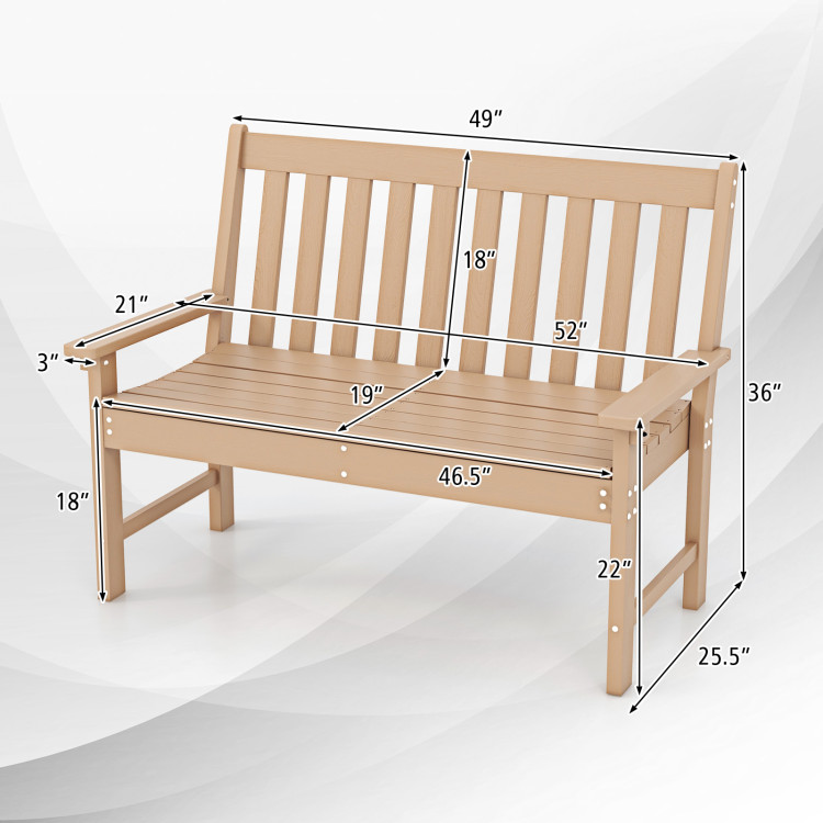 52_Inch_All_Weather_HDPE_Outdoor_Bench_with_Backrest_and_Armrests_size-4.jpg