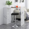 1 Piece Round Bar Stool Adjustable Swivel Pub Chair