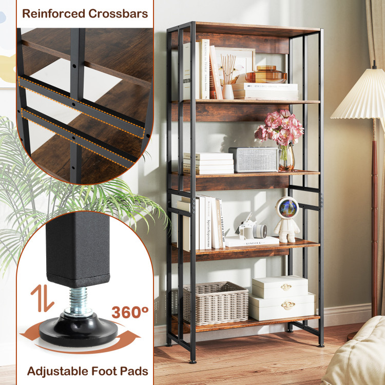 5_Tier_Bookshelf_with_Adjustable_and_Tiltable_Shelves_Rustic_Brown-10.jpg