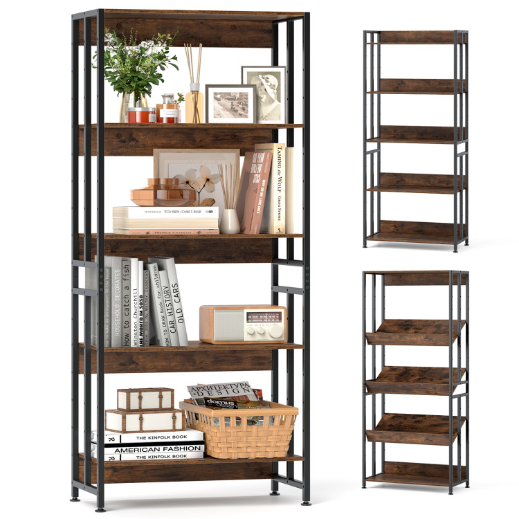 5_Tier_Bookshelf_with_Adjustable_and_Tiltable_Shelves_Rustic_Brown-4.jpg