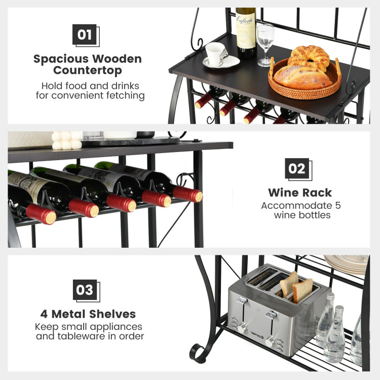 5_Tier_Kitchen_Bakers_Rack_with_spacious_countertop-5.jpg