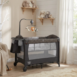5-in-1 Bedside Bassinet with Diaper Changer and Mattress