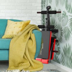 Adjustable Sit Up Bench with LCD Monitor