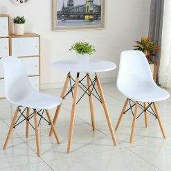 Modern Set of 2 Mid-Century DSW Dining Side Chair