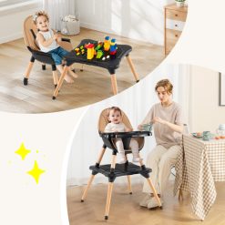 6 in 1 High Chair for Babies and Toddlers Ages 6-36 Months