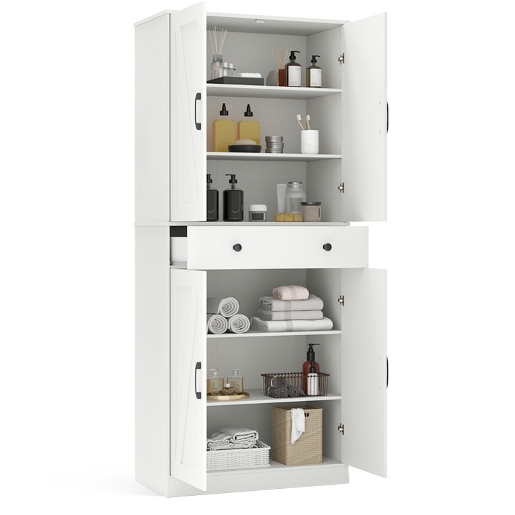 72_Inch_Tall_Modern_Farmhouse_Cupboard_Cabinet_White-4.jpg
