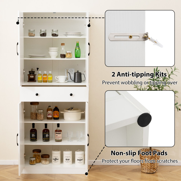 72_Inch_Tall_Modern_Farmhouse_Cupboard_Cabinet_White-9.jpg