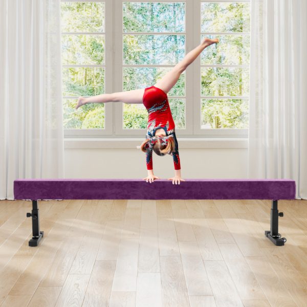 7.5 Feet High and Low Gymnastics Beam with 3 Heights
