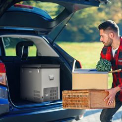 68 Quart Car Refrigerator with Compressor for DC 12/24V and AC 100-240V