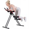 Ab Workout Equipment Foldable Abdominal Trainer Adjustable Ab Machine