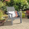 Outdoor Patio Acacia Wood Adirondack Lounge Armchair