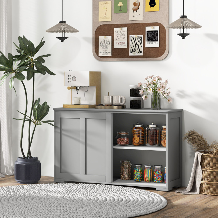 Antique_Stackable_Kitchen_Storage_Sideboard_with_Height_Adjustable_Shelf_Gray-1.jpg