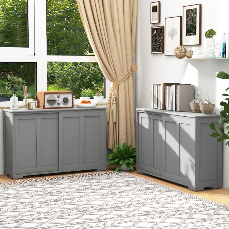Antique_Stackable_Kitchen_Storage_Sideboard_with_Height_Adjustable_Shelf_Gray-2.jpg