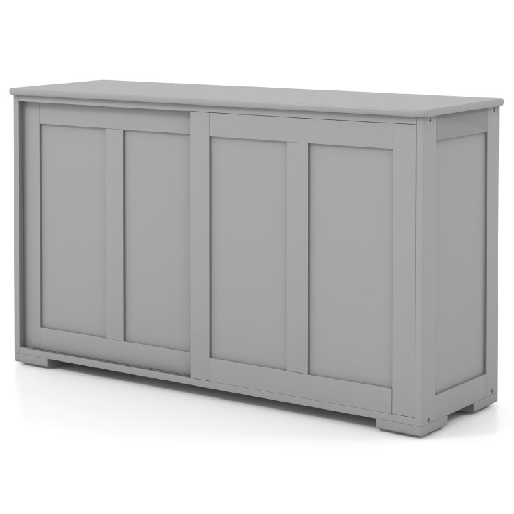 Antique_Stackable_Kitchen_Storage_Sideboard_with_Height_Adjustable_Shelf_Gray-4.jpg